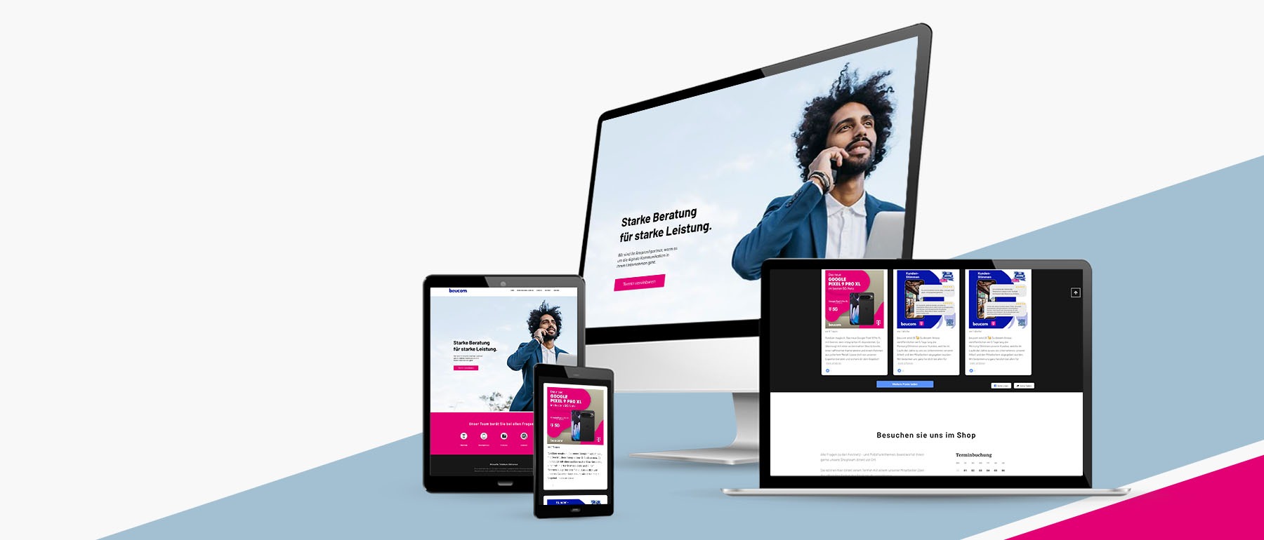 Referenzprojekt Firma BEUCOM - Webdesign, Redesign, Relaunch Hagen